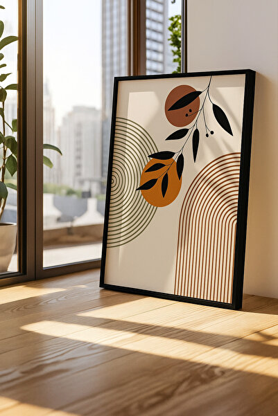 NT Handmade Laminated Framed Pvc Protected 3-Piece Abstract Patterned Decorative Uv Printing Mdf Wall Painting Set