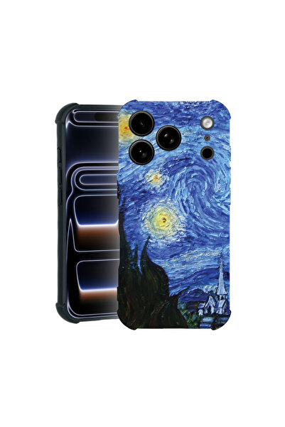 bestcase Θήκη Pro Shock για Apple iPhone 17 Pro, με σχέδιο Van Gogh - Starry ...