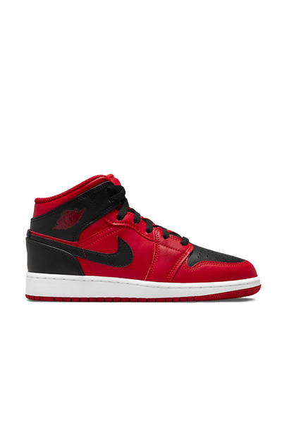 JORDAN Sport Shoes 1 Mid Reverse Bred black red