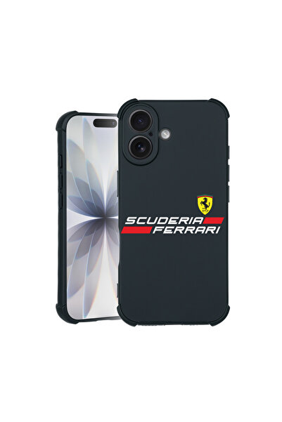 bestcase Carcasă Pro Shock pentru Apple iPhone 16 Pro, cu design Ferrari Scud...