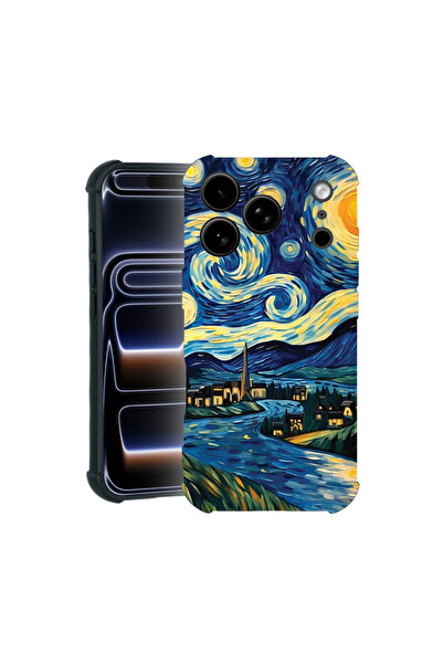 bestcase Carcasă Pro Shock pentru Apple iPhone 17 Pro, cu design Starry Night...