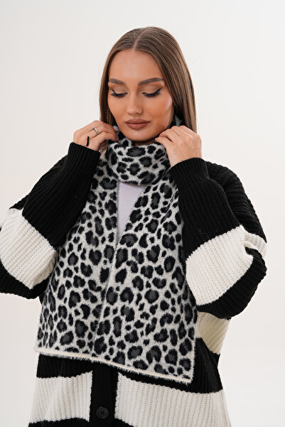 Ritagarcia Trend Animal Print Scarf | Leopard Patterned Design Shawl | Soft Textured Quality Women's Winter Accessory