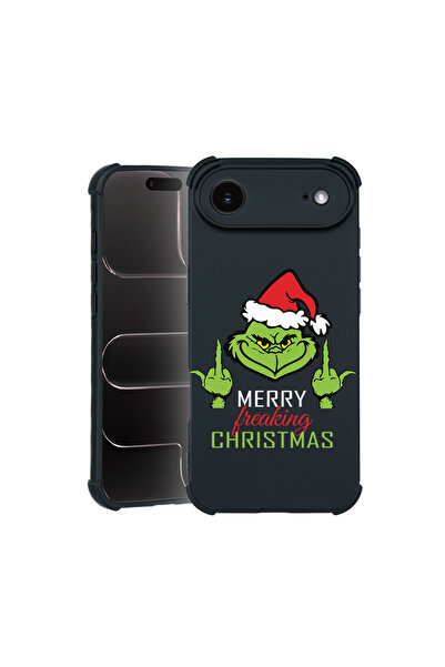 bestcase Калъф Pro Shock за Apple iPhone 17 Air, с дизайн Grinches - Весела К...