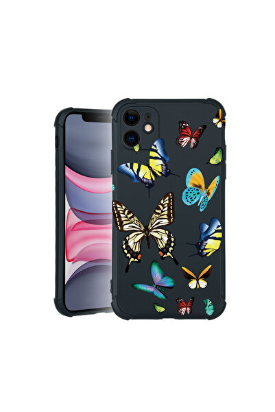 bestcase Carcasă Pro Shock pentru Apple iPhone 11, cu design cu fluturi în cu...