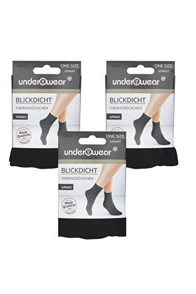 Underwear Thermal Socks Black One Size X3