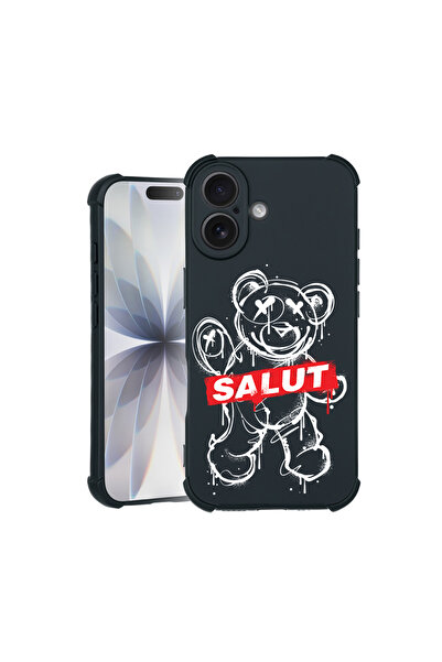 bestcase Carcasă Pro Shock pentru Apple iPhone 16 Pro, cu design Teddy Bear S...