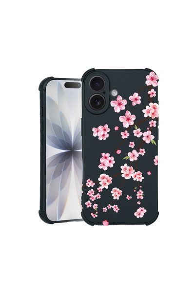 bestcase Carcasă Pro Shock pentru Apple iPhone 14 Pro, design cu cireș japone...