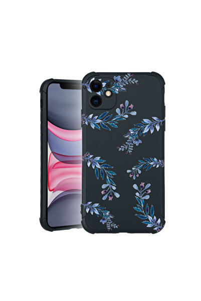 bestcase Carcasă Pro Shock pentru Apple iPhone 11, cu design Flori albastre, 3100024 ASB 116