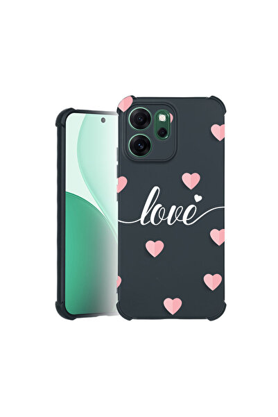 bestcase Carcasă Pro Shock pentru Oppo Reno 14F / FS, cu design Love Flying Hearts, 3100041 ASB 85