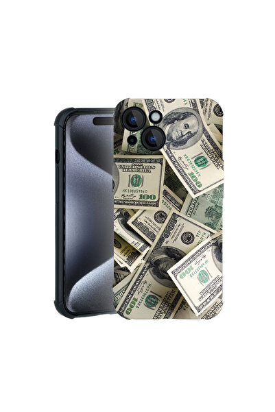 bestcase Carcasă Pro Shock pentru Apple iPhone 15, cu design model bani, 3100...