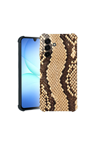 bestcase Carcasă Pro Shock pentru Samsung Galaxy A17, model piele de șarpe, 3...