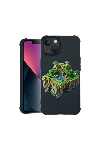 bestcase Carcasă Pro Shock pentru Apple iPhone 12 / 12 Pro, cu design Minecra...