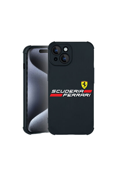 bestcase Carcasă Pro Shock pentru Apple iPhone 15, cu design Ferrari Scuderia...