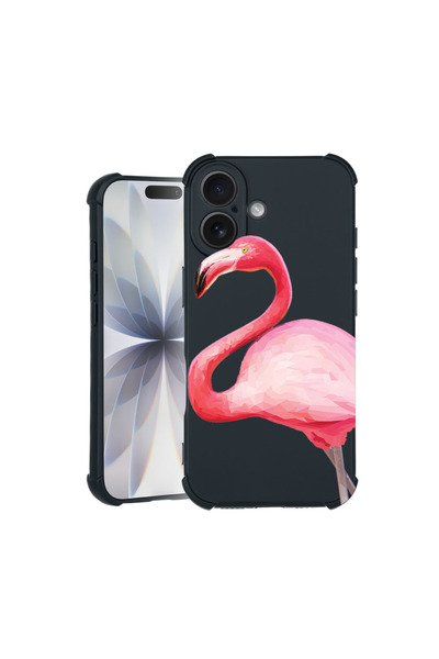 bestcase Carcasă Pro Shock pentru Apple iPhone 16 Pro Max, cu design Pink Fla...