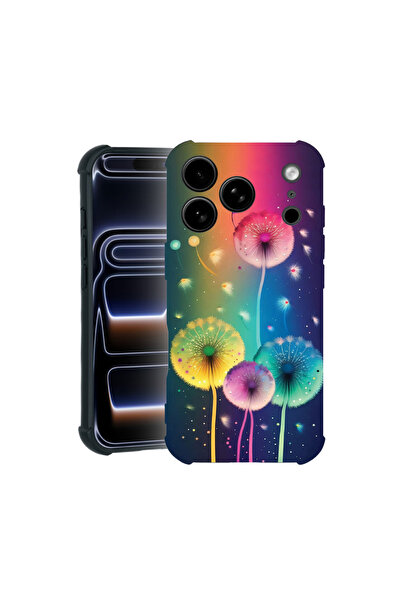 bestcase Carcasă Pro Shock pentru Apple iPhone 17 Pro, cu design Dandelion, 3...