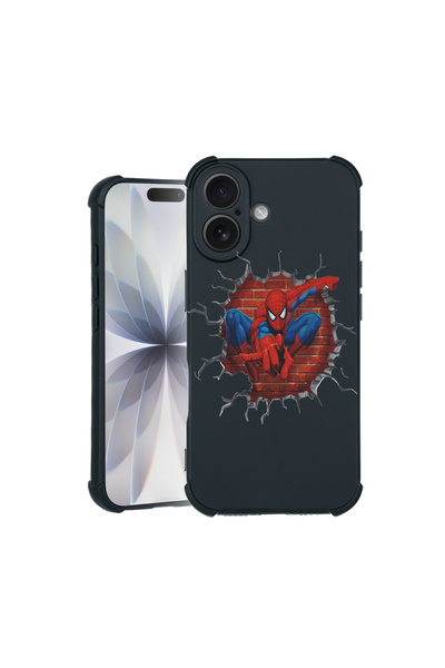 bestcase Carcasă Pro Shock pentru Apple iPhone 16 Pro, cu design SpiderMan, 3...