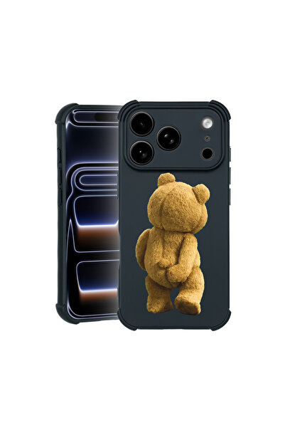 bestcase Θήκη Pro Shock για Apple iPhone 17 Pro, με σχέδιο αρκουδάκι Hidden S...