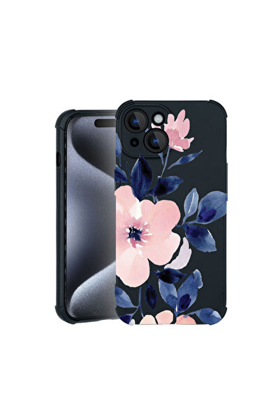 bestcase Carcasă Pro Shock pentru Apple iPhone 15, cu design Pastel Colors Collection Flowers, 3100031 ASB 506