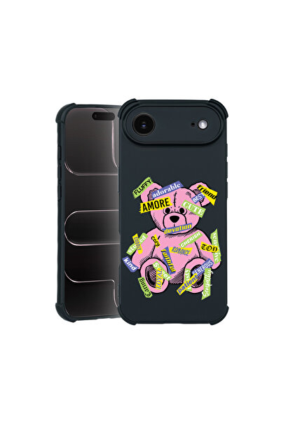 bestcase Калъф Pro Shock за Apple iPhone 17 Air, с дизайн Teddy Bear Amour, 3...