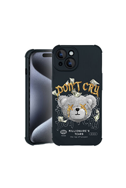 bestcase Pro Shock Case For Apple iPhone 15, cu Design Teddy Bear Millionaire...