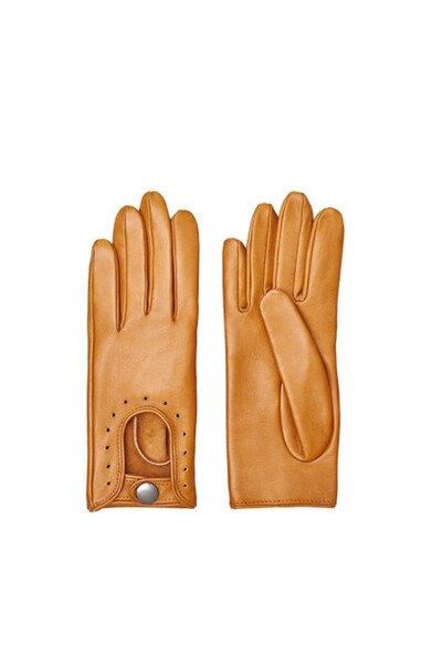 OEM Women's driving gloves, nappa leather, Klara model, Brown