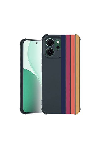 bestcase Carcasă Pro Shock pentru Oppo Reno 14F / FS, cu design Retro Lines, ...