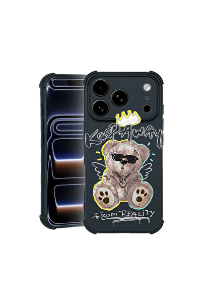 bestcase Калъф Pro Shock за Apple iPhone 17 Pro, дизайн плюшено мече, 3100038...