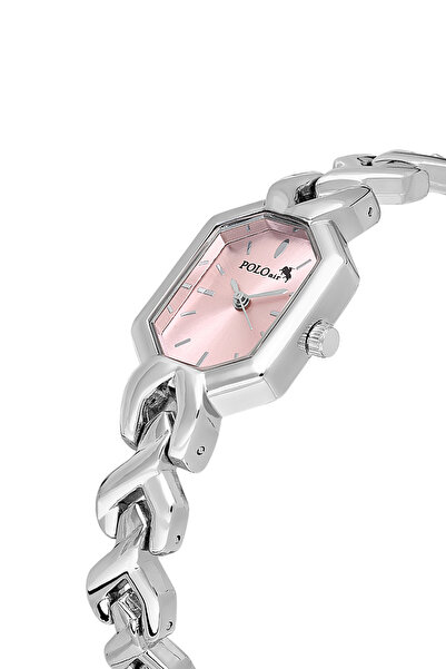 Poloair Vintage Kadın Kol Saati Gümüş Pembe Renk PL-1564B5x