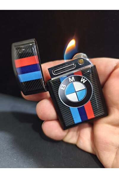 enyatakı BMW temalı gazlı taşli kaliteli metal tarz çakmak