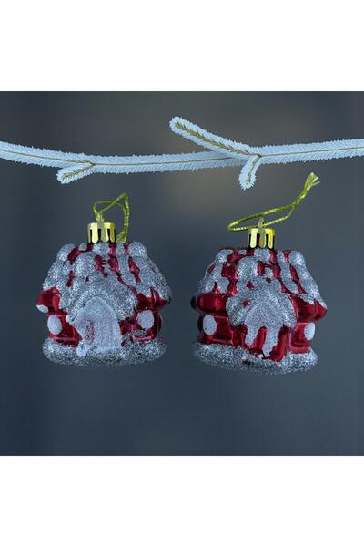 madamina Χριστουγεννιάτικο στολίδι για δέντρο 2 τεμαχίων, Διακοσμητικό στολίδι για την Πρωτοχρονιά, Πολύχρωμο διακοσμητικό στολίδι, Στολίδι Concept 2 τεμαχίων