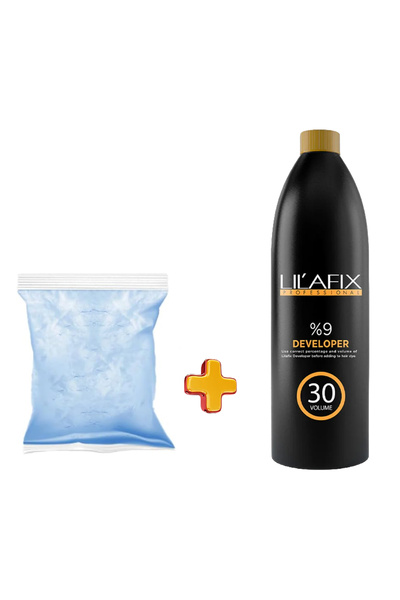 Lilafix 2'li Paket Set Mavi Oryal 500 gr + 1000 ml Oksidan 30 Volum