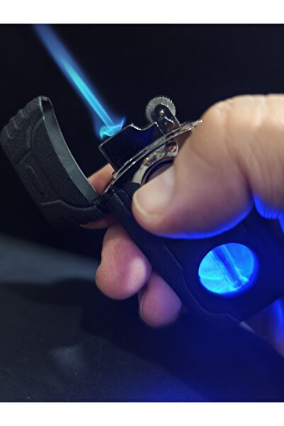 enyatakı Çift siboplu pürmüzlü alevli kaliteli metal tarz çakmak