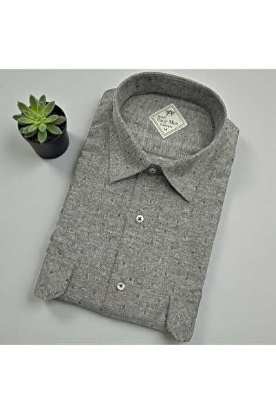 EREN STYLE Classic 100% Cotton Long Sleeve Anti-Sweat Winter Flannel Anti-Sweat Shirt (Regular Fit)