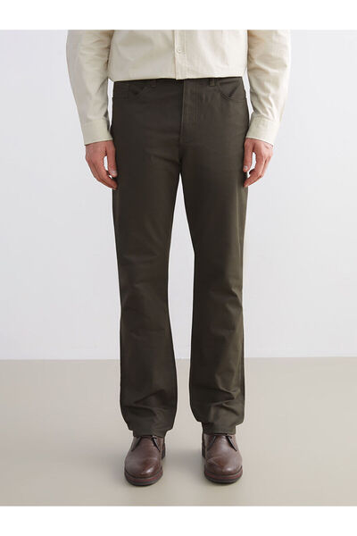 LC Waikiki Khaki Standard Fit Men's Trousers