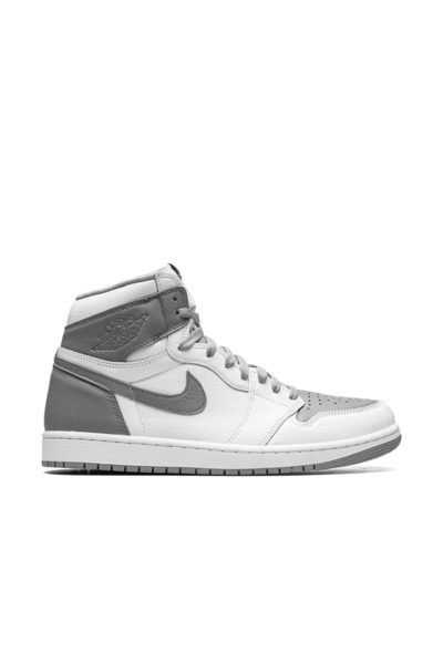 JORDAN Air 1 High Stealth Grey - white grey men's sports shoes