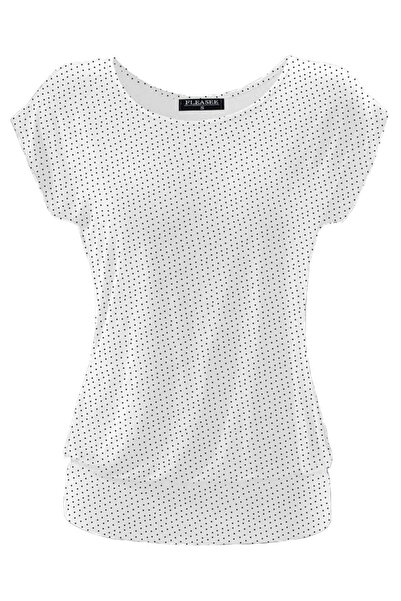 OEM Tricou de vară pentru femei, imprimeu minimalist integral, elastic, simpl...