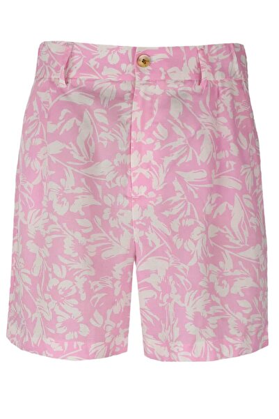 ORSAY Kitty Light Pink Shorts - 34, Pink, 75% lyocell, 25% linen