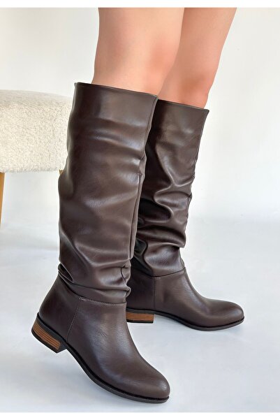 Zerenyus Winda Premium Brown Bellows Boots