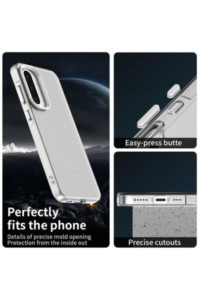 Deppo Trend Samsung Galaxy A17 Compatible Case, Non-Yellowing, Stain-Resistant, Frosted Matte Colorful Soft Transparent Silicone Cover