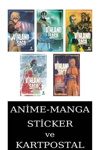 Kurukafa Yayınevi Vinland Saga 1-2-3-4-5 Manga Seti (5 KİTAP) / Anime-Manga S...