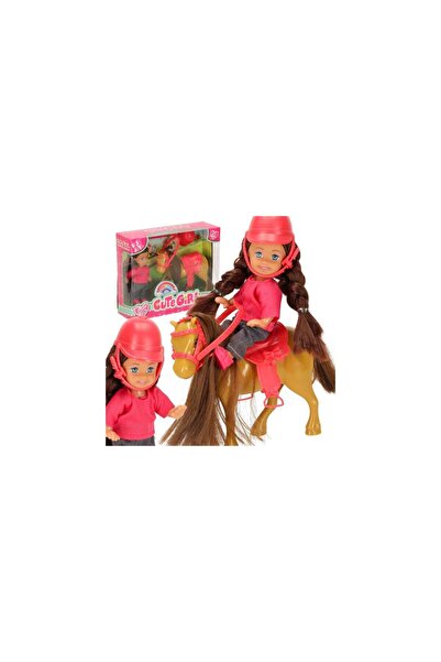 Three top online Doll with ponytail horse girl 5-piece set