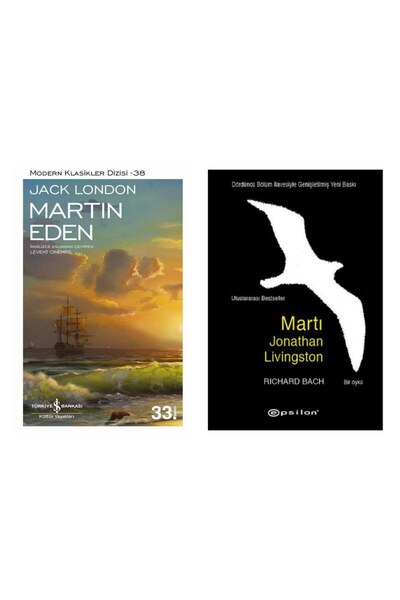 TÜRKİYE İŞ BANKASI KÜLTÜR YAYINLARI Martin Eden Jack London - Martı Jonathan ...