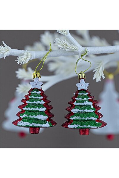 madamina New Year's 2-Piece Tree Ornament, Decorative New Year's Ornament, Co...