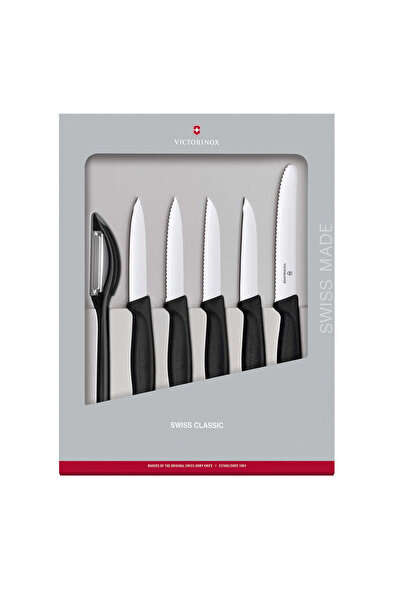 Victorinox Set 6 Cutite Swiss Classic 6.7113.6G, Negru