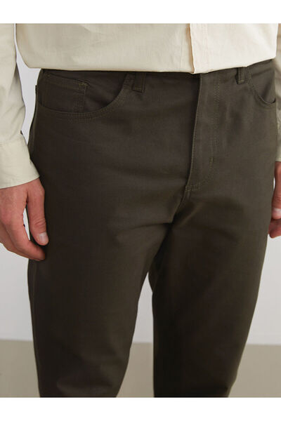LC Waikiki Khaki Standard Fit Men's Trousers