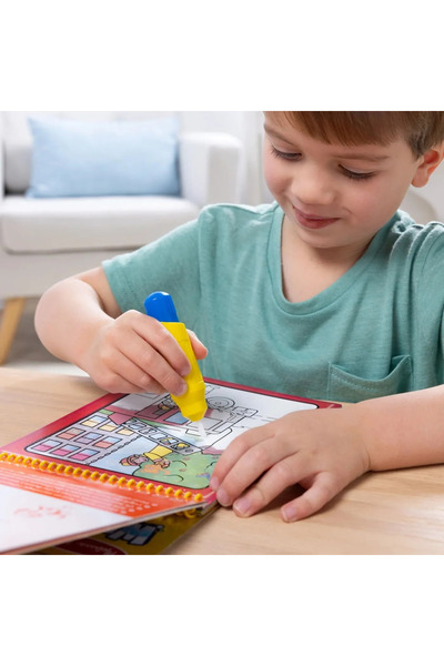 Melissa and Doug Reusable Water Coloring Book - Vehicles (Water WOW)