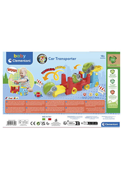 CARS Clementoni 2-in-1 Reverse Car Transporter Team Vehicle