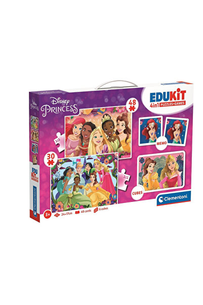 DİSNEY PRİNCESS Disney Princesses Bonding 4-in-1 Game Collection Clementoni