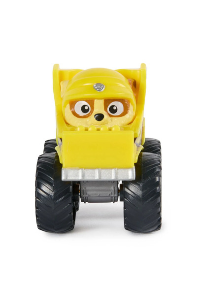 PAW PATROL Pup Squad Racers Rescue Wheels Metal Vehicle - Rubble, Scale 1:55