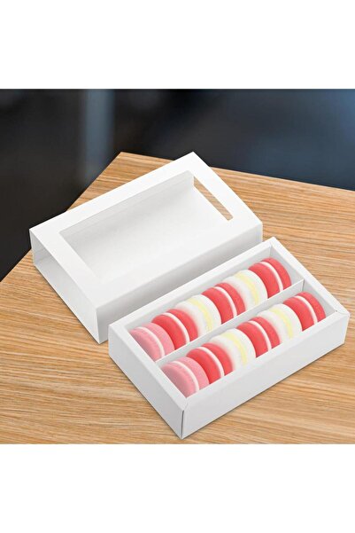 Generic Paper cake boxes 20*12*6.5 cm, double divider